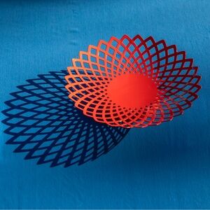 Torre & Tagus red cut out bowl